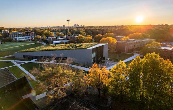 Drone photo of Hartford and UHart